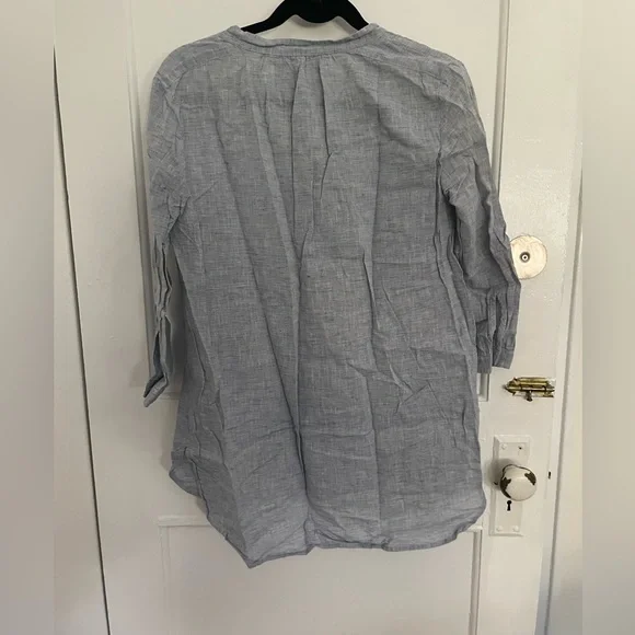 Jcrew chambray swimsuit coverup. Size small. - Picture 3 of 4